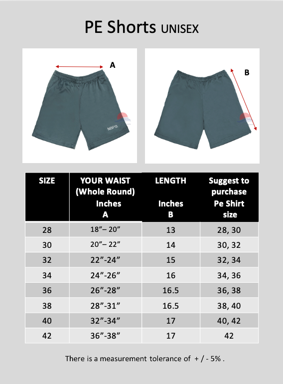 NBPS PE Shorts