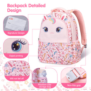 Pattern Print Primary School backpack