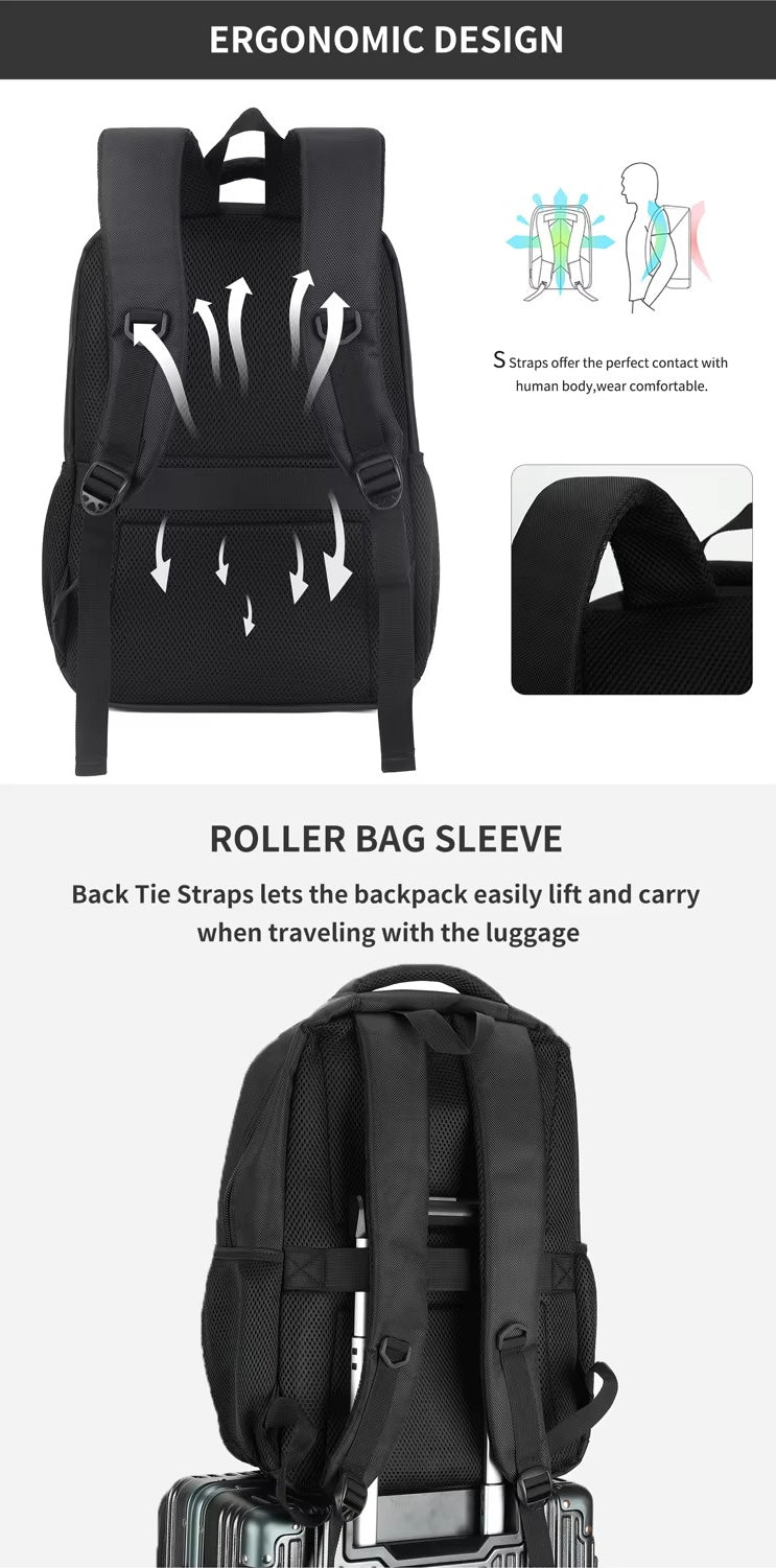 Aoking Laptop Backpack Black SN4477-D