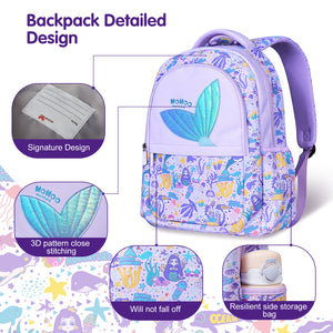 Pattern Print Primary School backpack