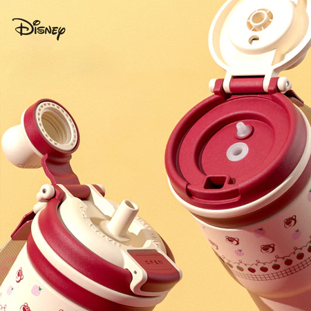 Thermal Insulated Cup w Straw (LOTSO/Stitch/Mickey)