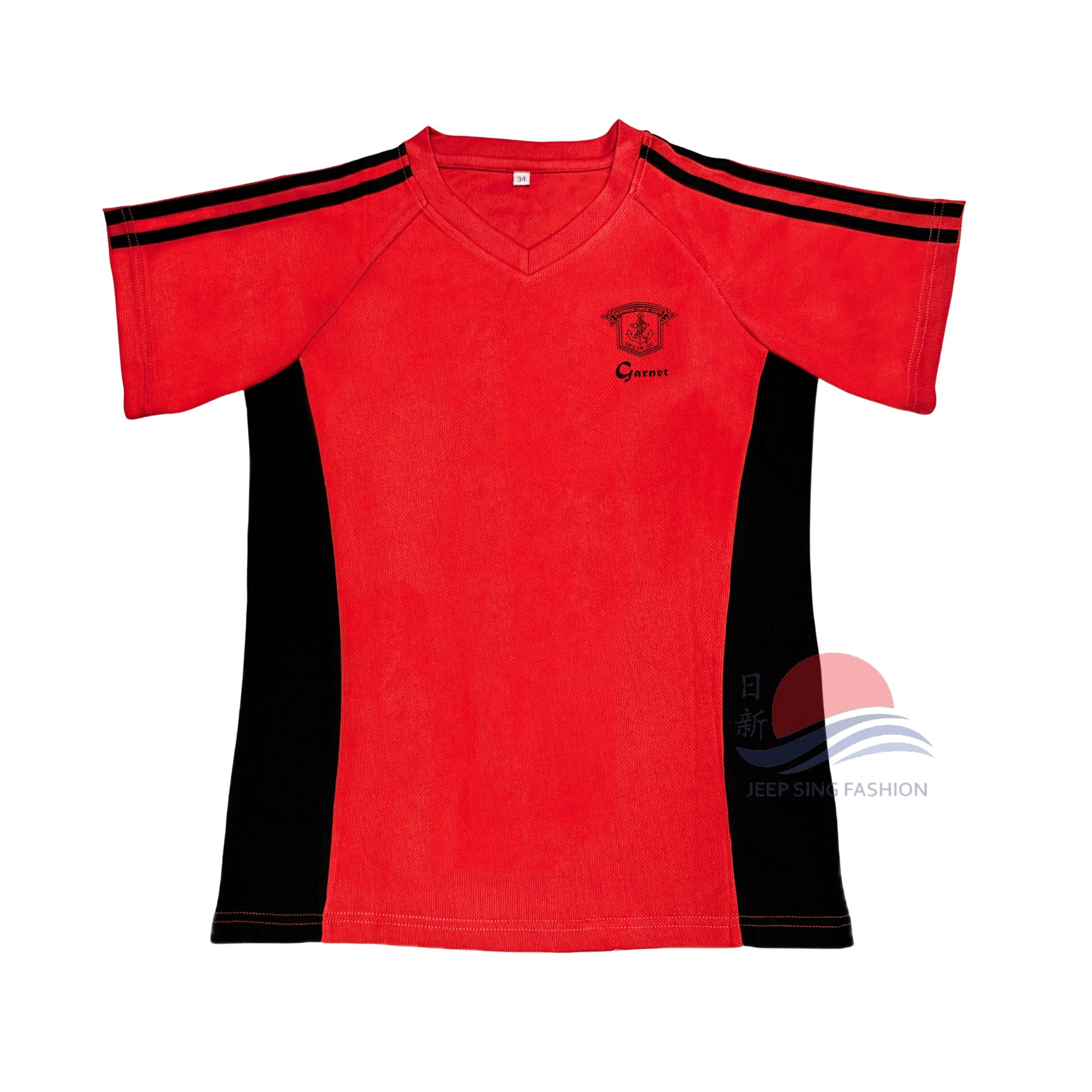 MCS Red PE T-Shirt (Garnet)