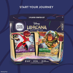 Disney Lorcana - Set 12 - Wilds Unknown - 2-PLAYER STARTER SET