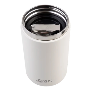 Oasis Stainless Steel Insulated Dual Compartment Food Jar with Handle And Spoon 700ML