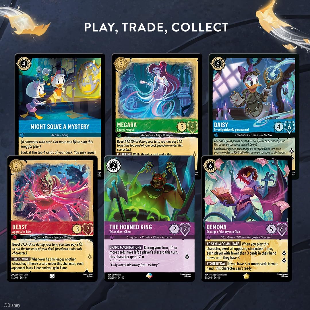 Disney Lorcana - Set 10 - Whispers in the Well - Sleeved Booster Pack