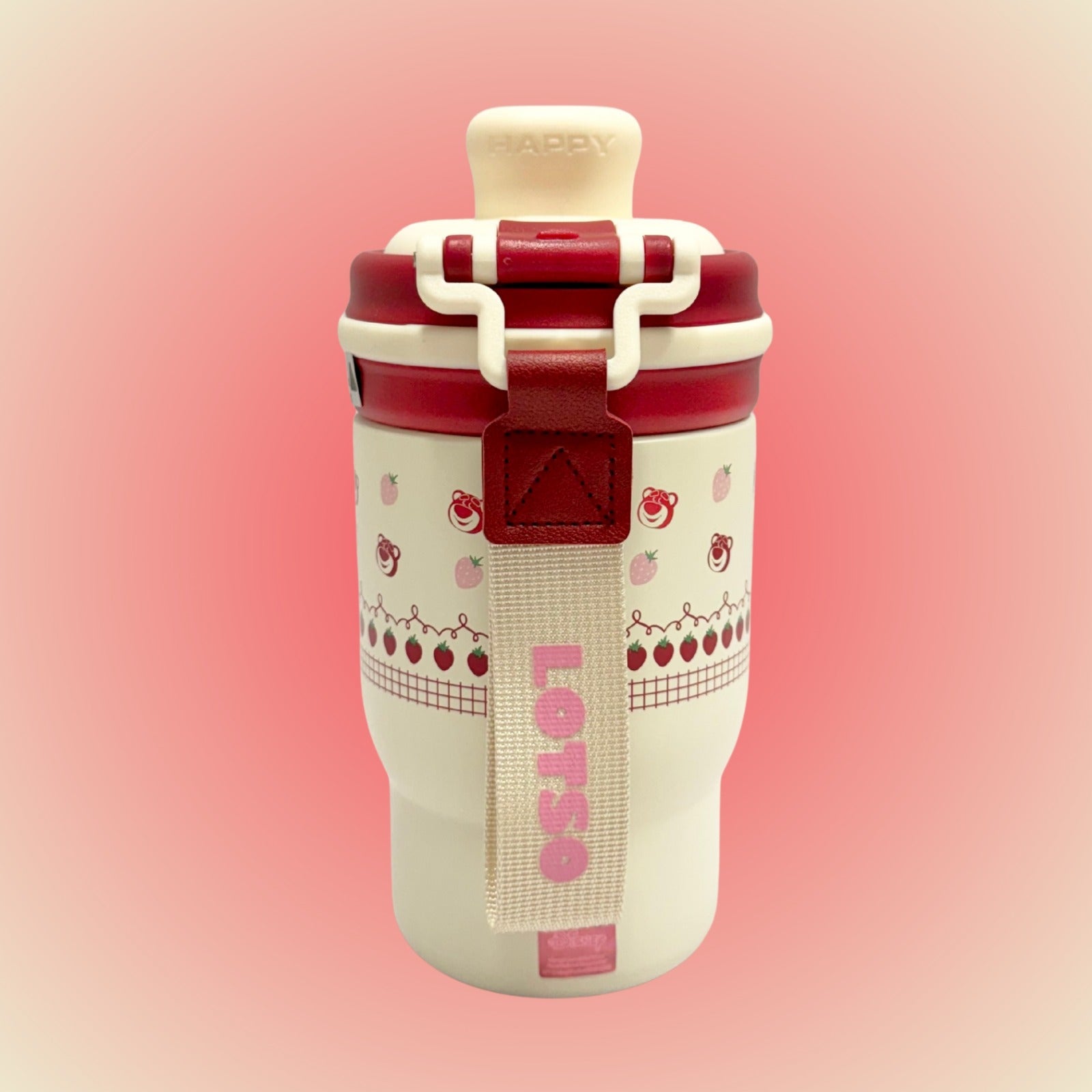 Thermal Insulated Cup w Straw (LOTSO/Stitch/Mickey)