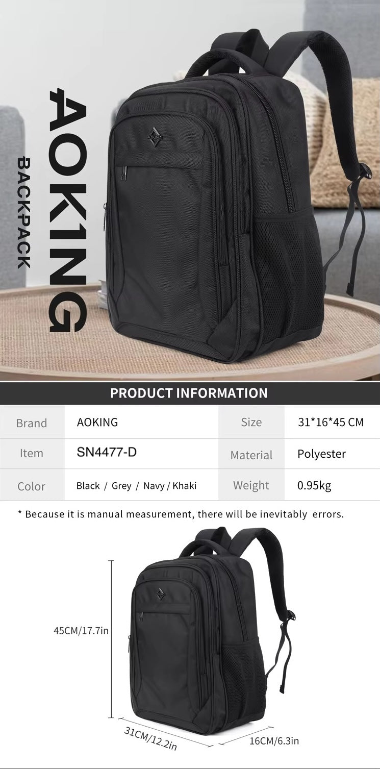 Aoking Laptop Backpack Black SN4477-D