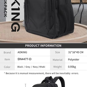 Aoking Laptop Backpack Black SN4477-D