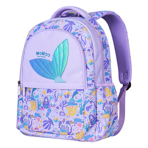 Pattern Print Primary School backpack