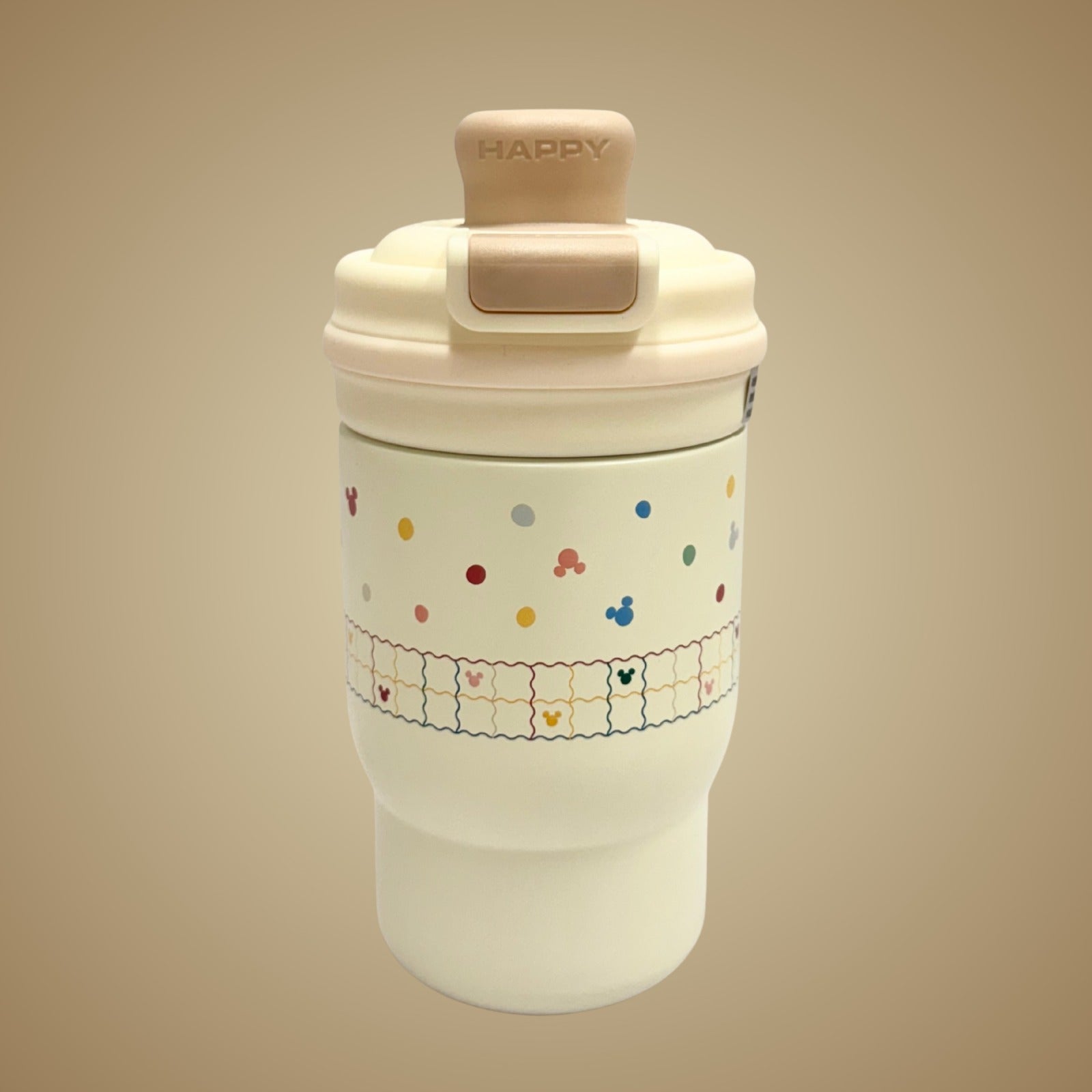 Thermal Insulated Cup w Straw (LOTSO/Stitch/Mickey)