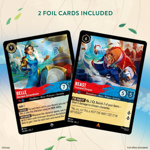 Disney Lorcana - Set 7 - Archazia's Island: Belle & Beast (Ruby & Sapphire) Single-Player Deck