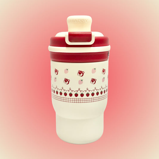 Thermal Insulated Cup w Straw (LOTSO/Stitch/Mickey)