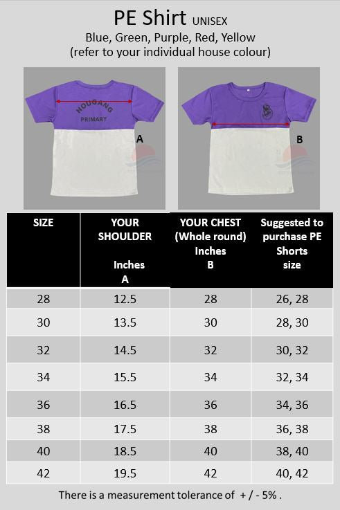 HGPS Yellow PE Shirt