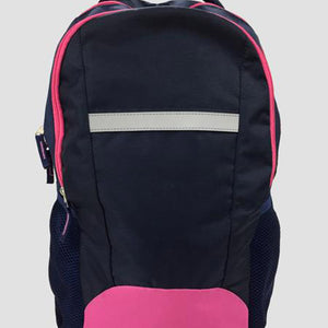 Pink School bag Front view